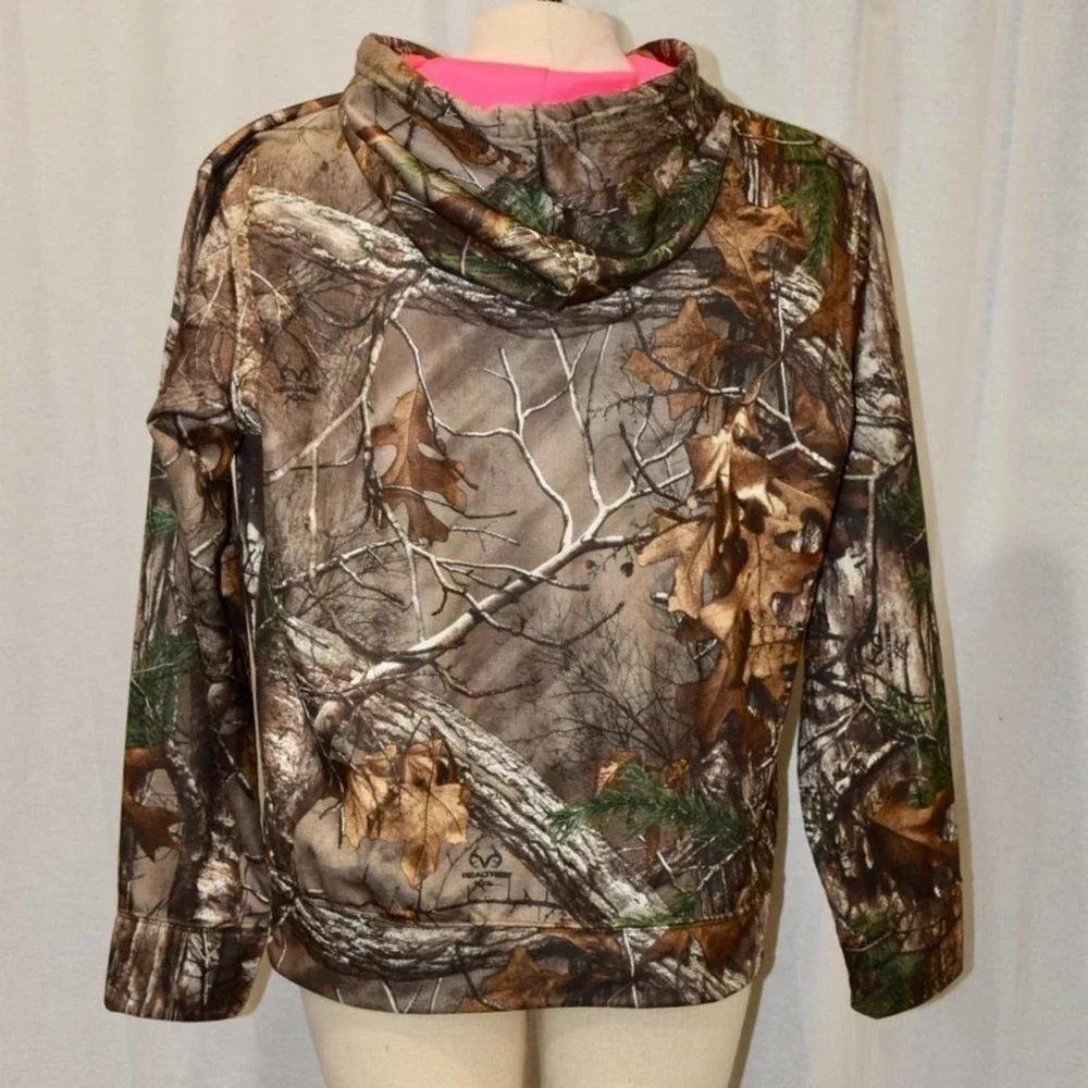 Like new REAL TREE camo hoodie